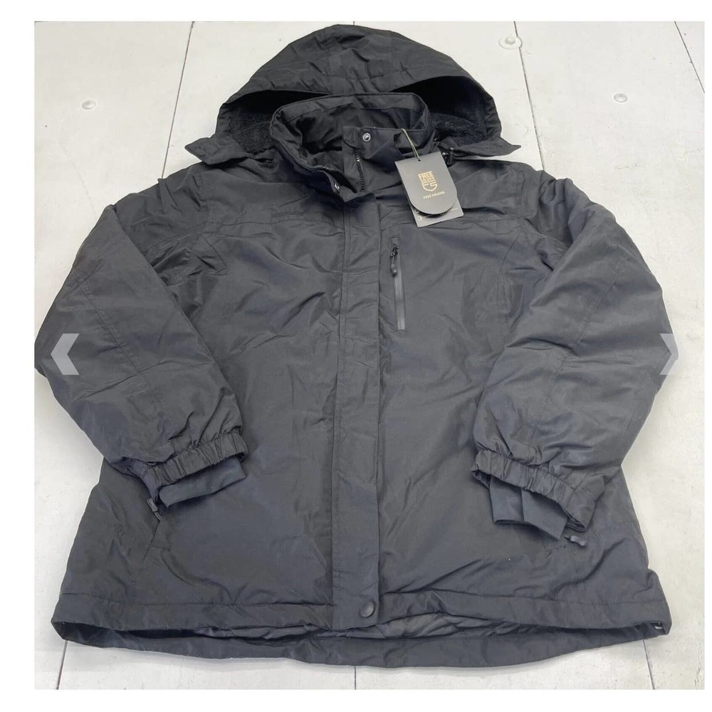 Free Soldier Womens M Black Waterproof Ski Jacket NWT